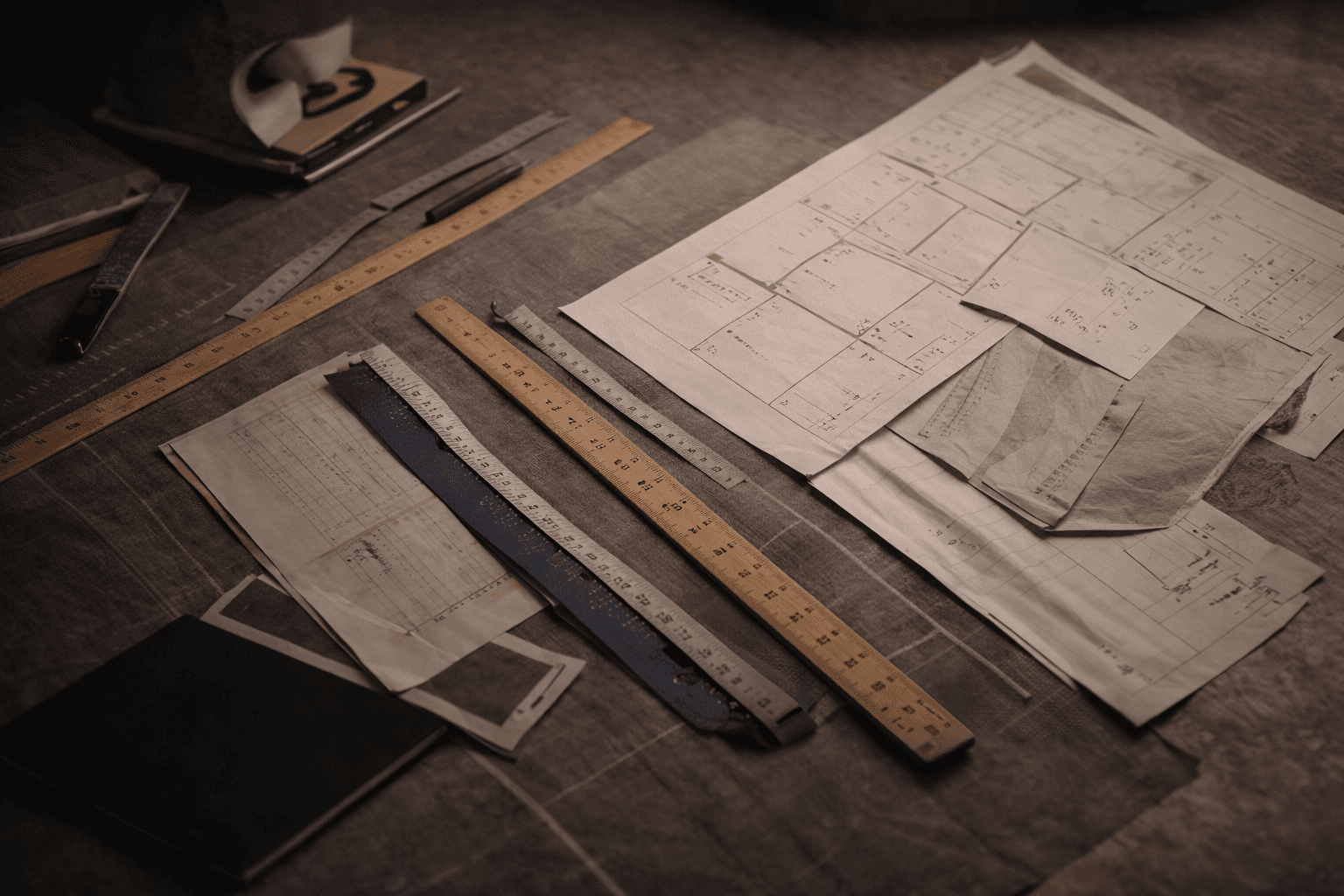 Bespoke suit in progress on a tailor’s mannequin in a workshop